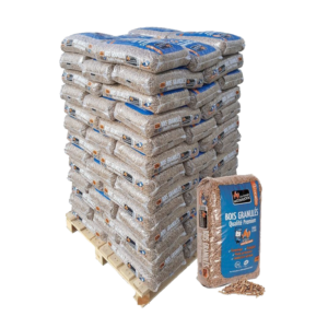 Granulés de Bois Français Crépito® Premium – Palette 1080kg (72 sacs)